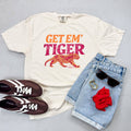 Get 'em Tiger Graphic Tee Unisex , , , Long Sleeve Tee