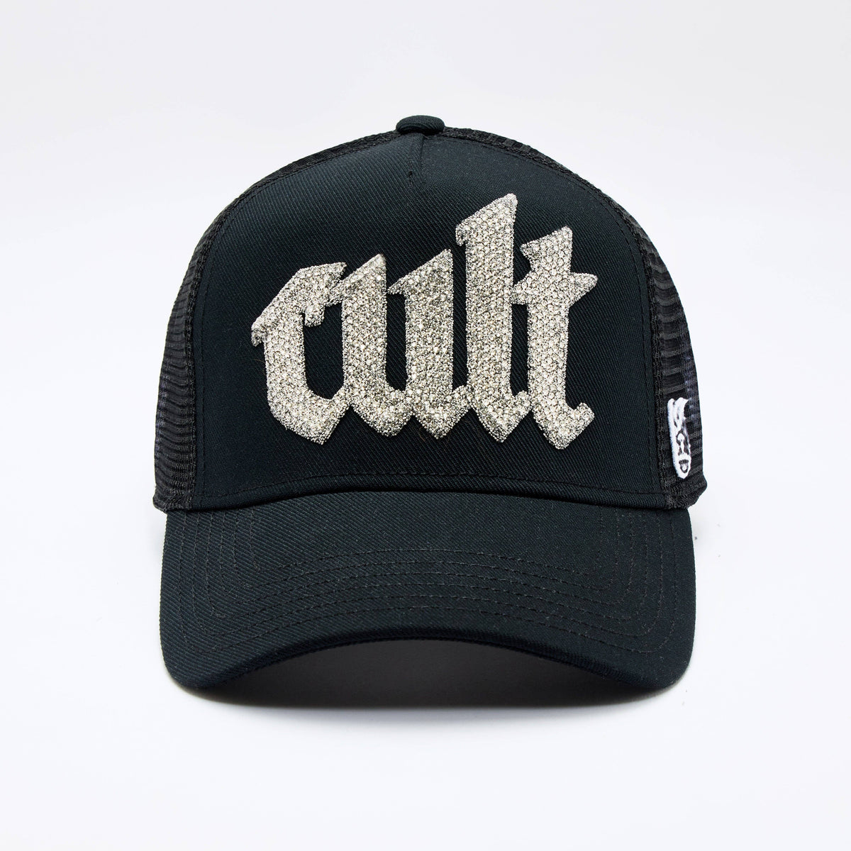 Cult's Crystal Cult Script Logo Hat in Black Unisex , , , Long Sleeve Tee