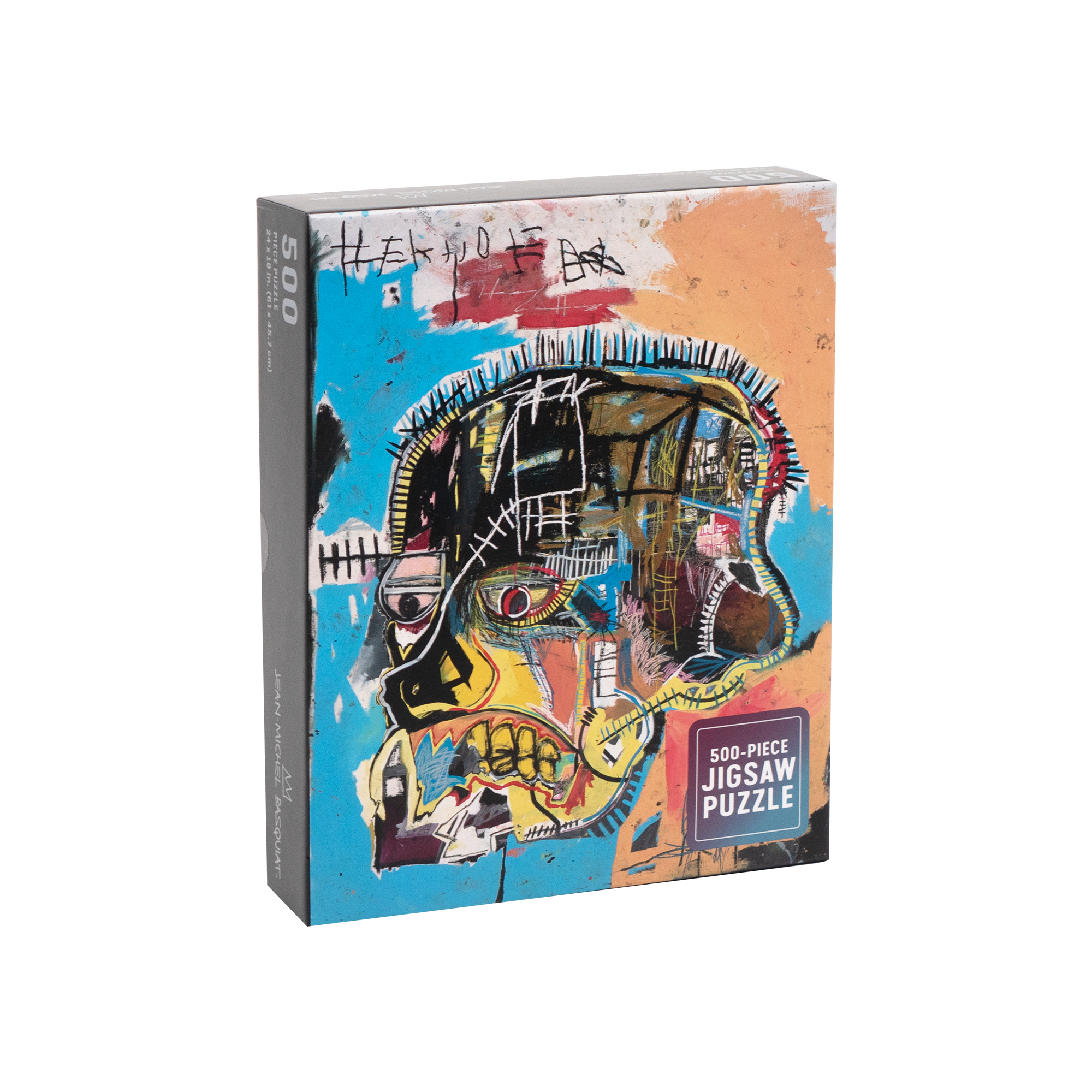 Jean-Michel Basquiat “Skull” Puzzle Unisex , , , Long Sleeve Tee