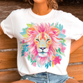 Lion Preppy Lily Animal Zoo Gift Shop Resort Graphic Tee Unisex , , , Long Sleeve Tee