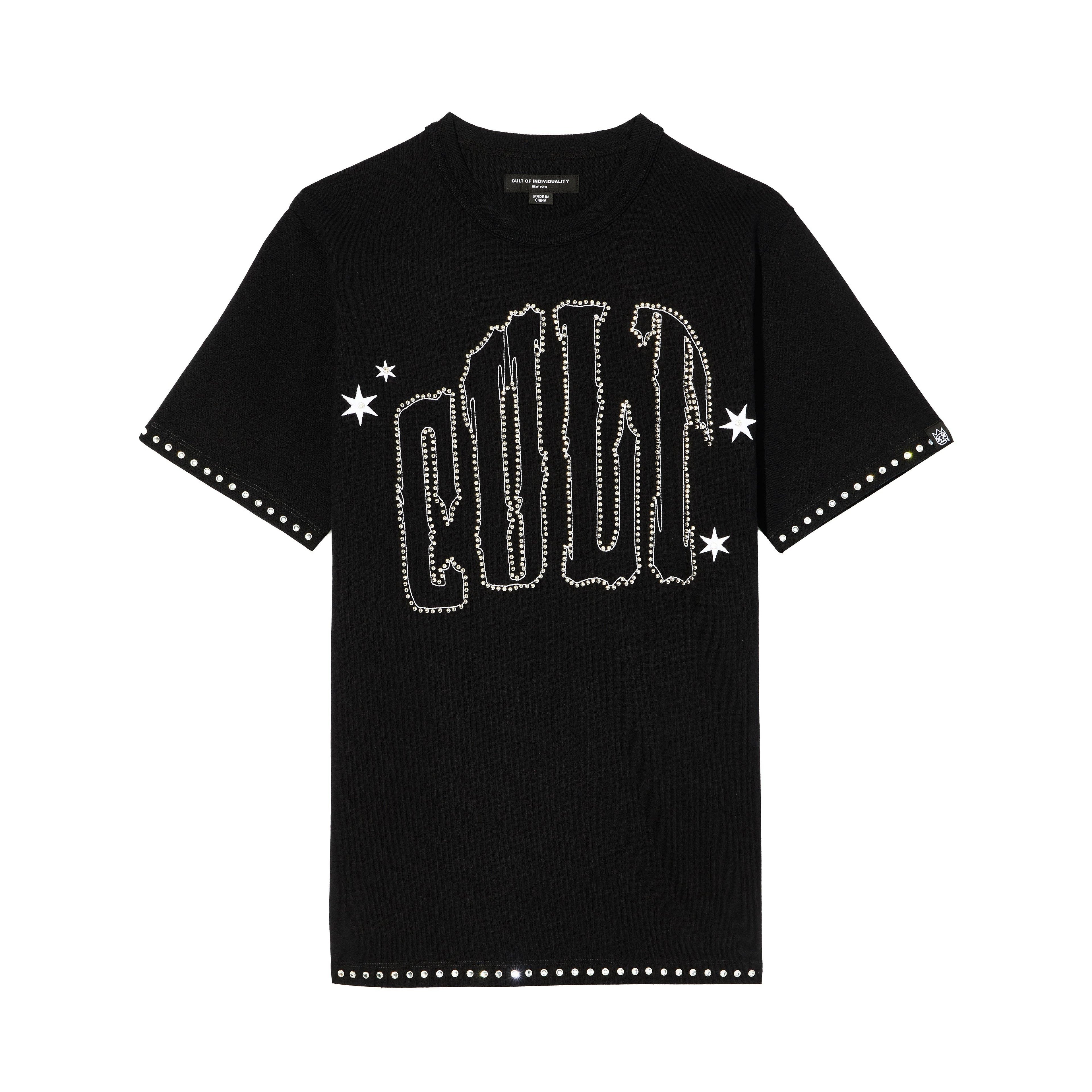 Cult X El Alfa Crew Neck Tee "Paisley" in Black Unisex , , , Long Sleeve Tee