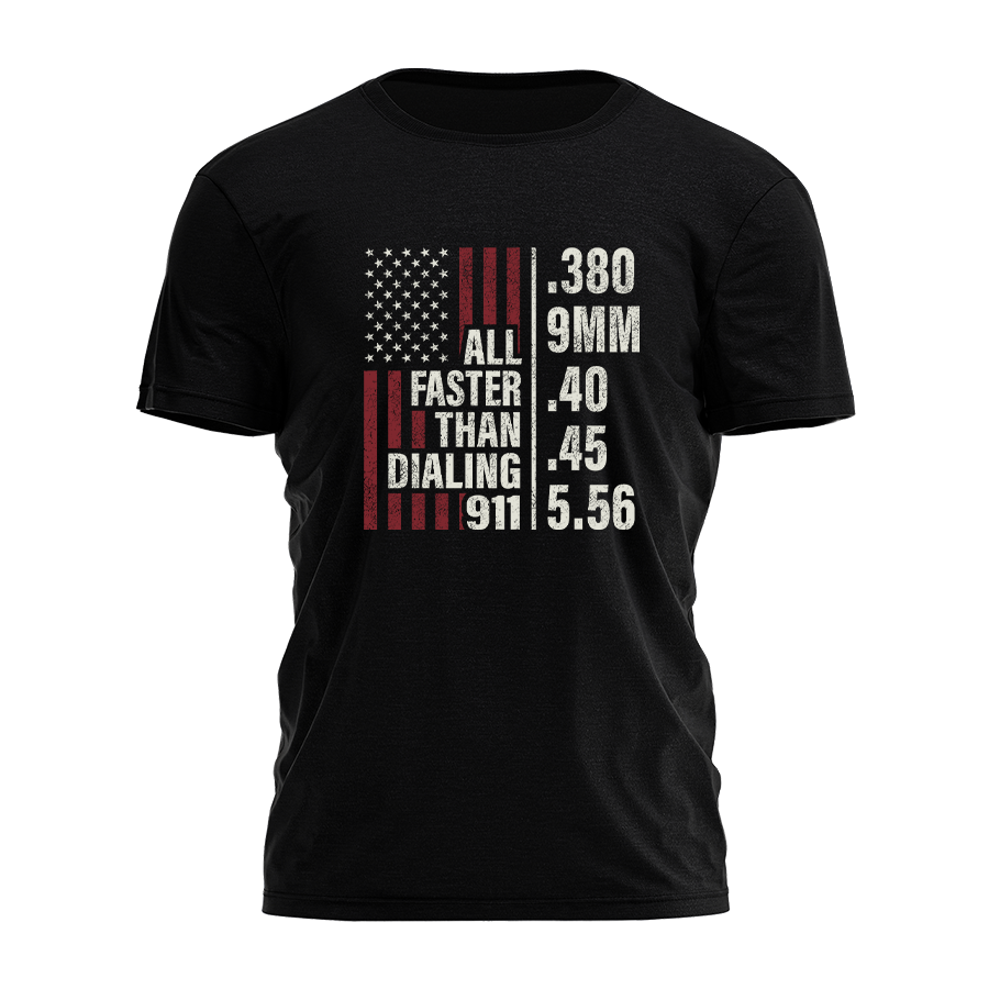 All Faster Than Dialing 911 Tee - 2333 Unisex , , , Long Sleeve Tee
