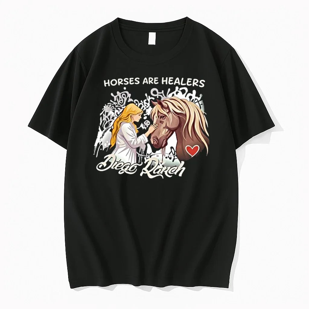 Diego Ranch Horses Are Healers Ttehtlqz9n40 0 Tshirts Sweater Unisex , , , Long Sleeve Tee
