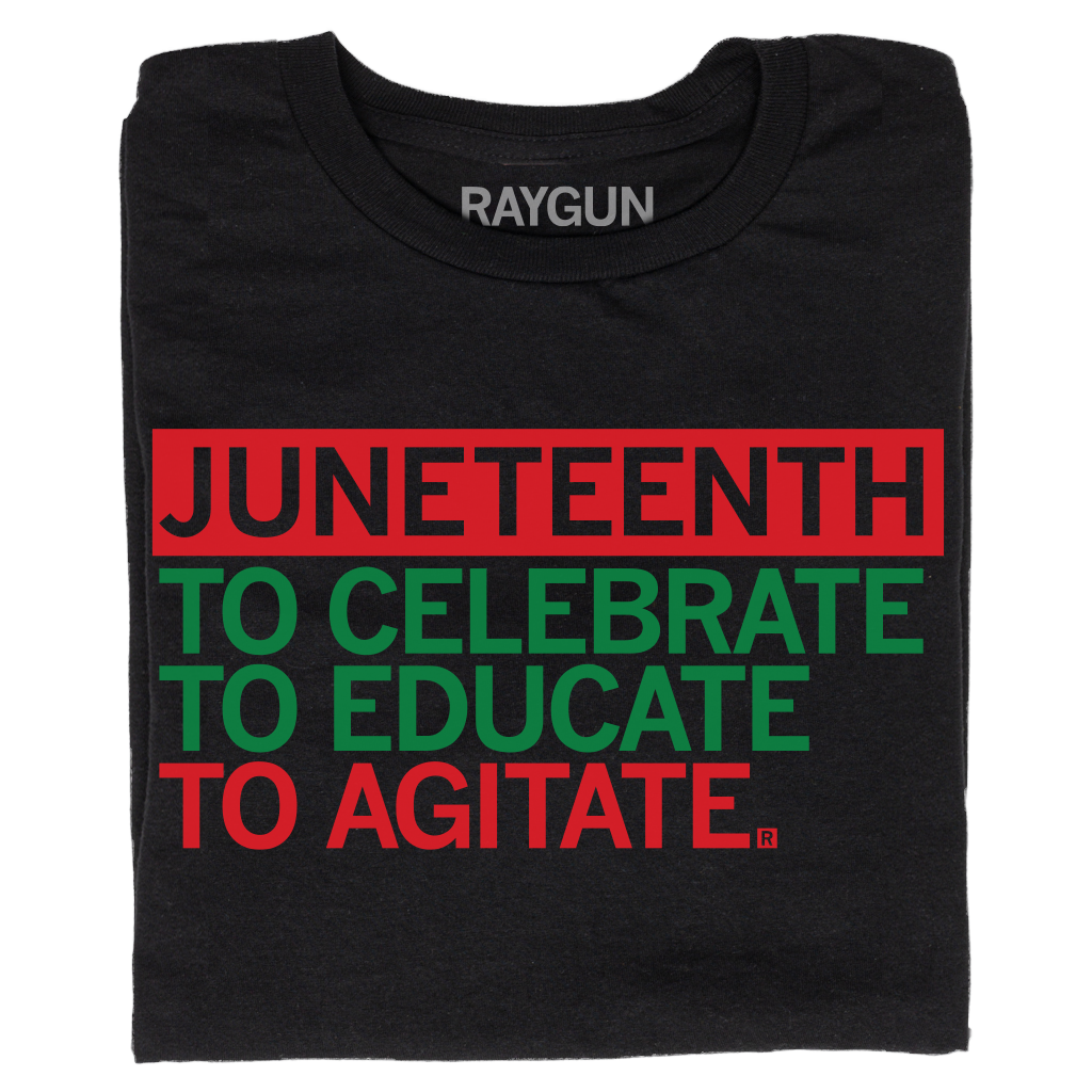 Juneteenth: Celebrate Educate Agitate Unisex , , , Long Sleeve Tee