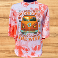 Running Against the Wind Bleached Unisex , , , Long Sleeve Tee