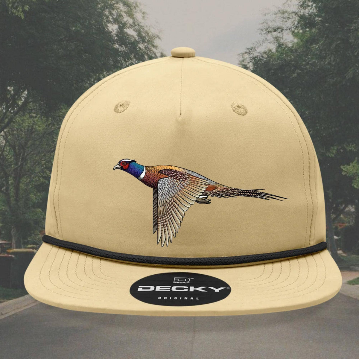 Pheasant Rope and Snapback Hats For Men Unisex , , , Long Sleeve Tee
