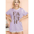 Faith Mineral Washed T Shirt Unisex , , , Long Sleeve Tee