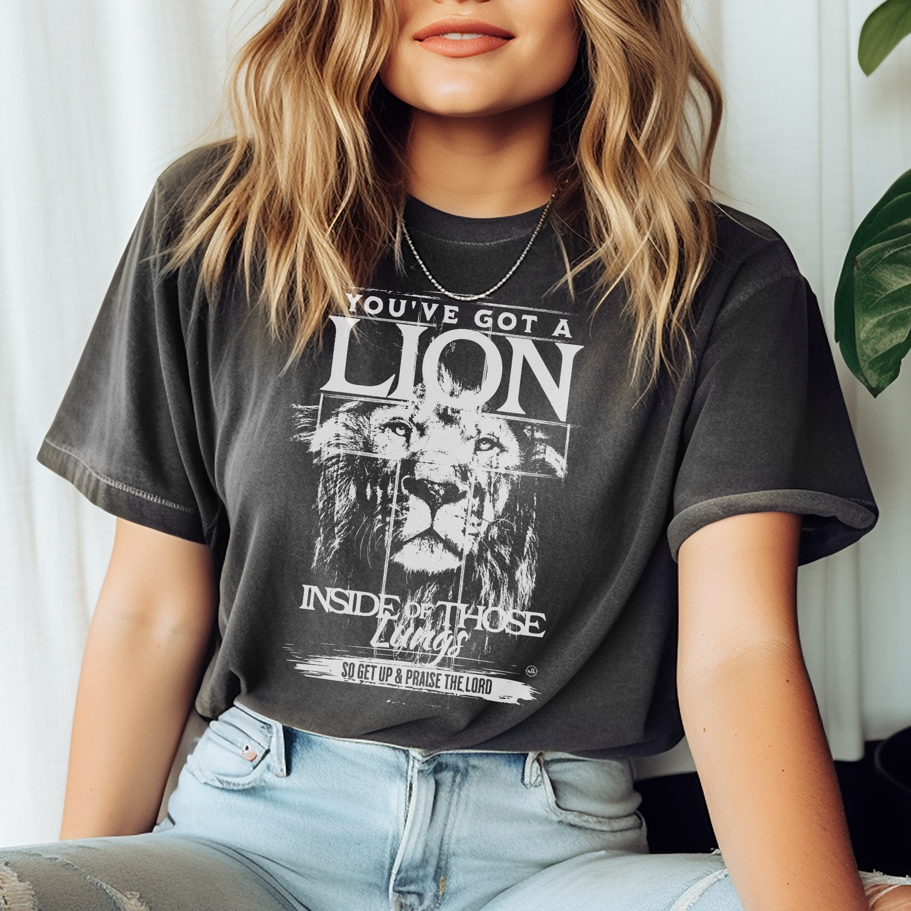 Lion Inside Those Lungs Pepper Christian Tee Unisex , , , Long Sleeve Tee