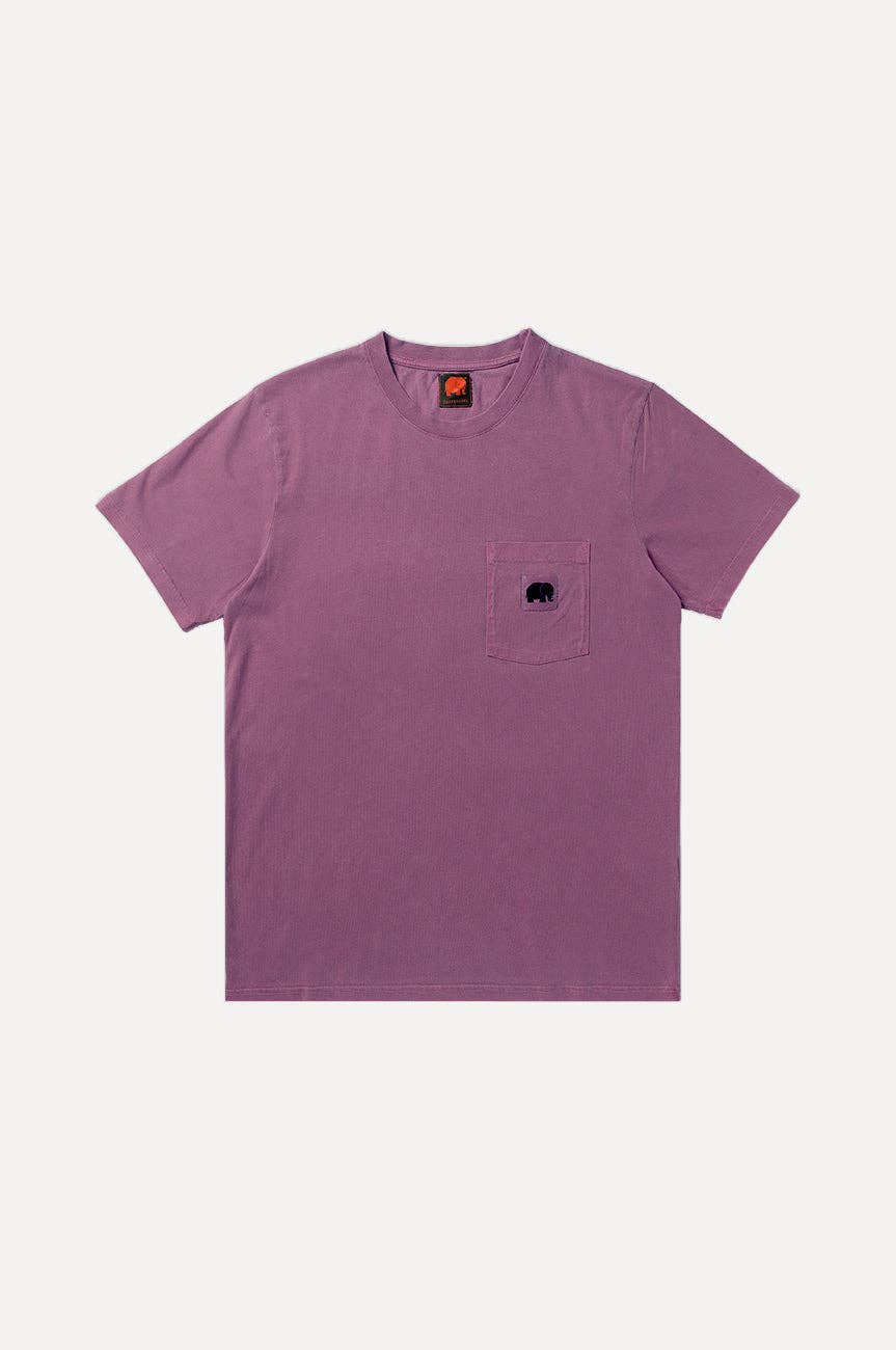 Garza Pigment Dyed Garnacha Red Unisex , , , Long Sleeve Tee