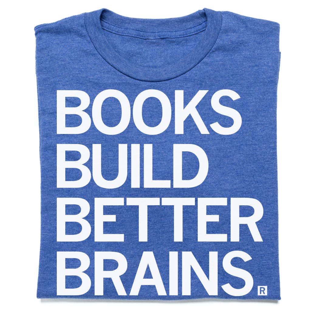 Books Build Better Brains Unisex , , , Long Sleeve Tee