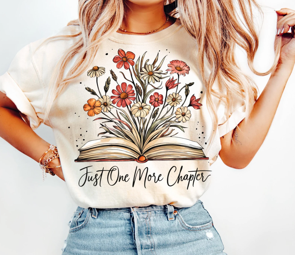 Just One More Chapter Tee Unisex , , , Long Sleeve Tee