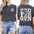 Zero Fs Given Sassy, Sarcastic, Funny Comfort Colors Unisex , , , Long Sleeve Tee