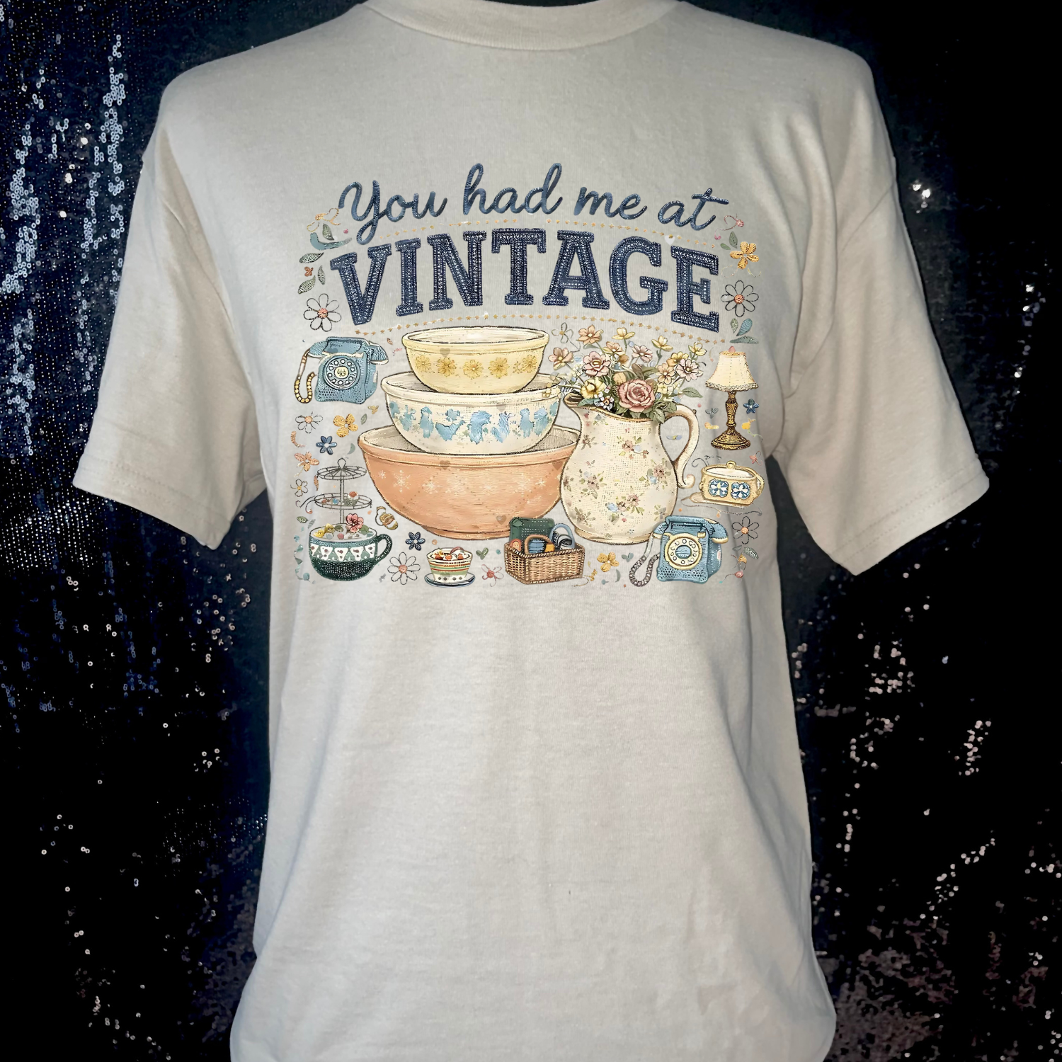 You Had Me At Vintage Tshirt Unisex , , , Long Sleeve Tee
