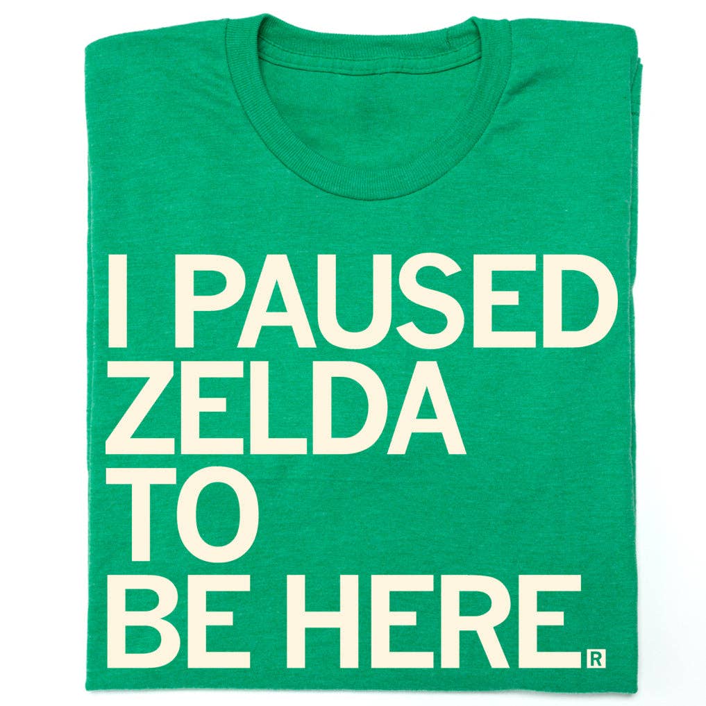 I Paused Zelda To Be Here Unisex , , , Long Sleeve Tee