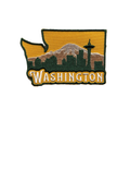 Washington Patch Yellow Unisex , , , Long Sleeve Tee