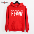 Go with the Flow Hockey Hooded Unisex , , , Long Sleeve Tee