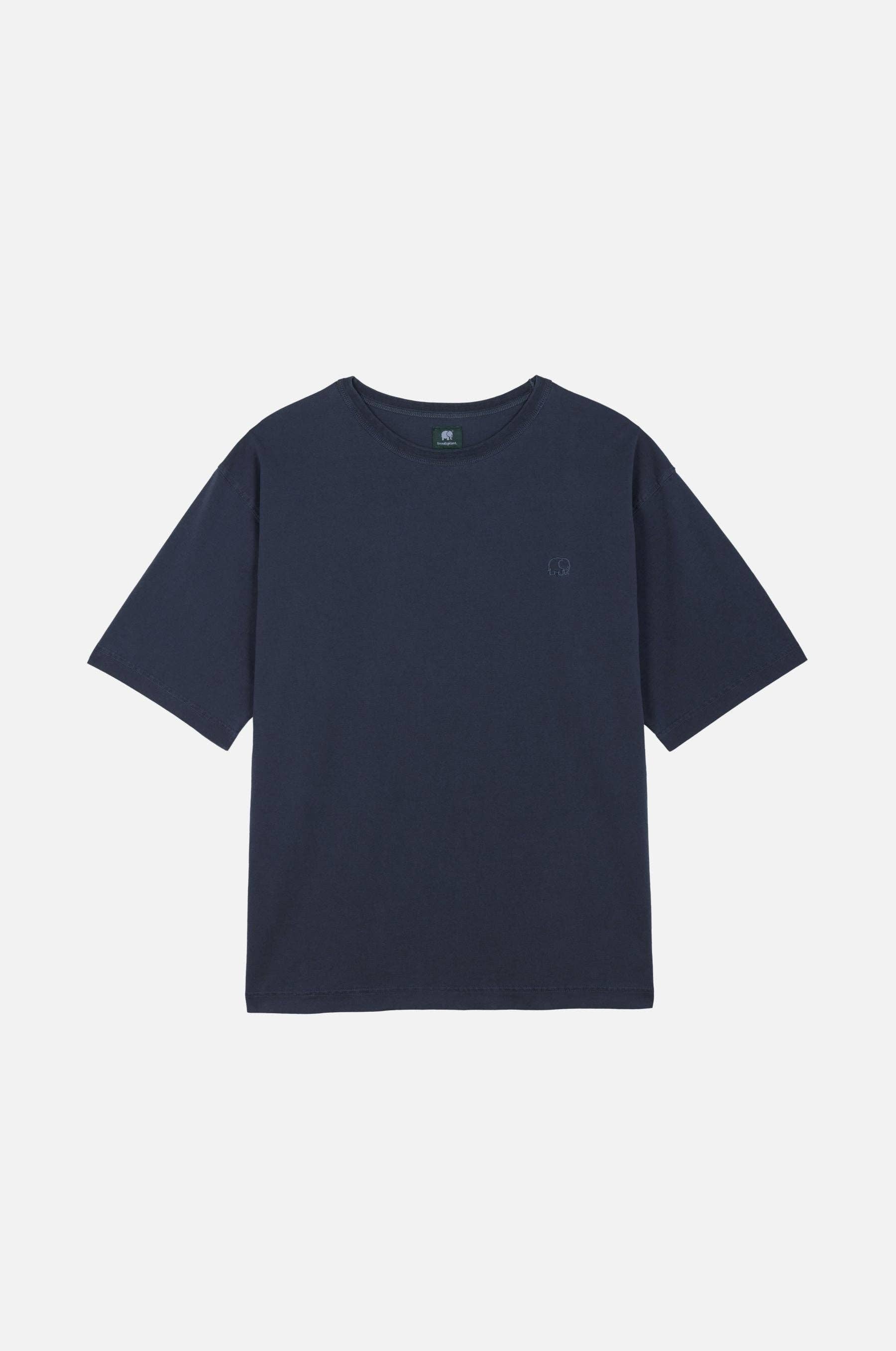 Essential Sunwashed Heavyweight Oversized Washed Navy Unisex , , , Long Sleeve Tee