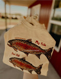 My Fish Butter Yellow 100% Cotton Unisex Tee Unisex , , , Long Sleeve Tee