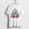 Est The Eagle Find Out Patriotic American Bald Eagle Christian Faith Cross 0 Tshirts Sweater