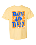Tanned and Tipsy Graphic Unisex , , , Long Sleeve Tee