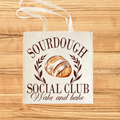 Sourdough Social Club Tote Bag Unisex , , , Long Sleeve Tee