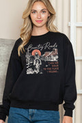Women Country Graphic Comfy Pullover Sweater Unisex , , , Long Sleeve Tee