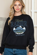 Women Mount Rainier Graphic Print Pullover Sweater Unisex , , , Long Sleeve Tee