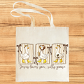 Jesus Loves You Silly Goose Tote Bag Unisex , , , Long Sleeve Tee
