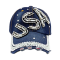 USA Bedazzled Hat - 3989 Unisex , , , Long Sleeve Tee