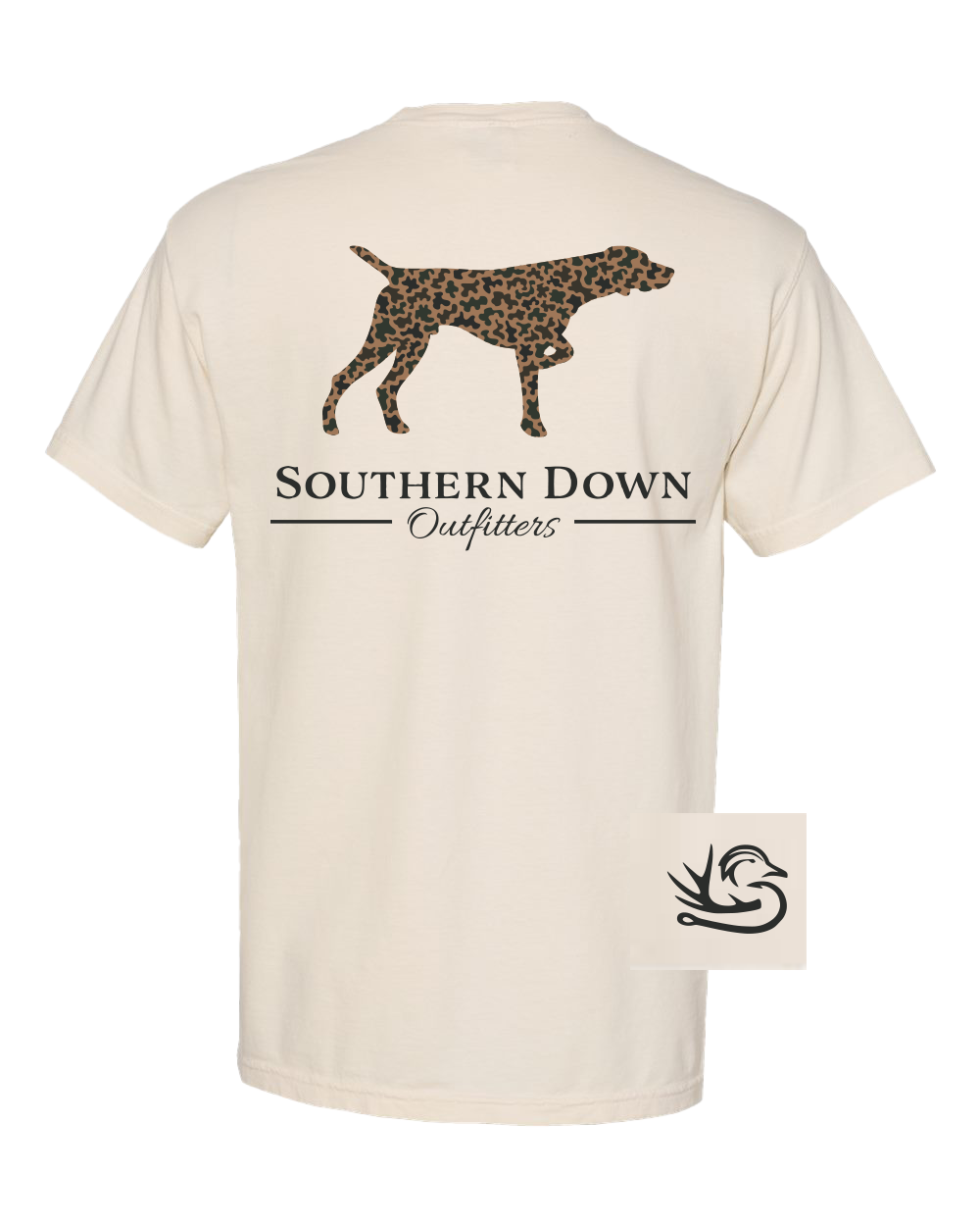 Dark Camo Dog Tee Unisex , , , Long Sleeve Tee