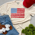 Floral Flag Tee Unisex , , , Long Sleeve Tee