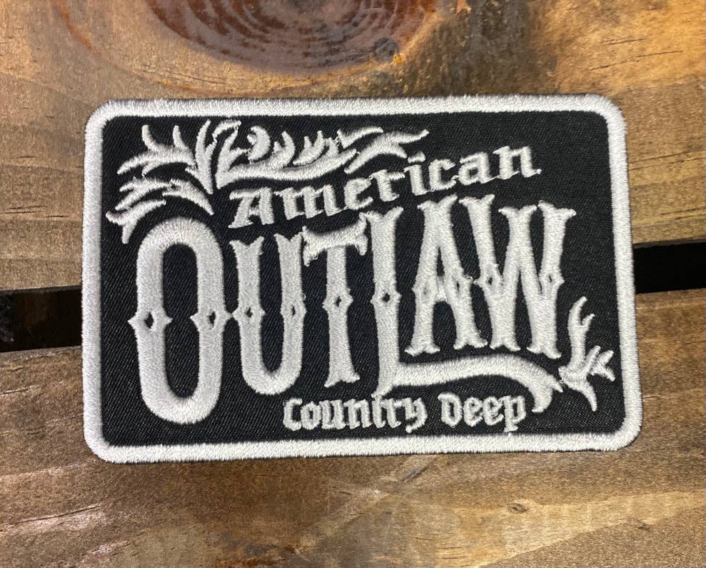 American Outlaw Patch Unisex , , , Long Sleeve Tee