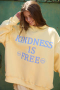 IT2594-KINDNESS | 'kindness Is Free' Reversible Unisex , , , Long Sleeve Tee