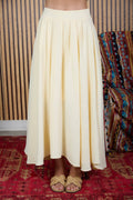 Box Pleated Midi Skirt Unisex , , , Long Sleeve Tee