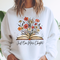Just One More Chapter Crewneck Unisex , , , Long Sleeve Tee