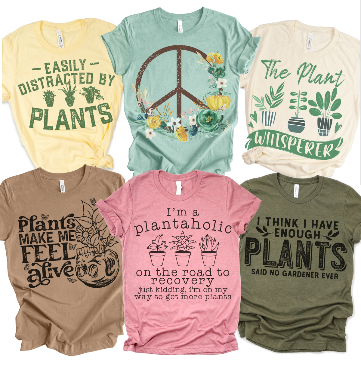 Plant Whisperer Gardening Lover Florist Stand Graphic Tee Unisex , , , Long Sleeve Tee