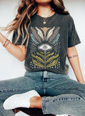 Mystical Floral Vintage Unisex , , , Long Sleeve Tee