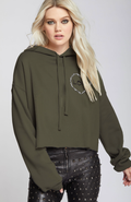 303821 - 1030 Love One Size Short Slv Graphic Hoodie