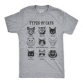 Types of Cat List Men's T Shirt Unisex , , , Long Sleeve Tee