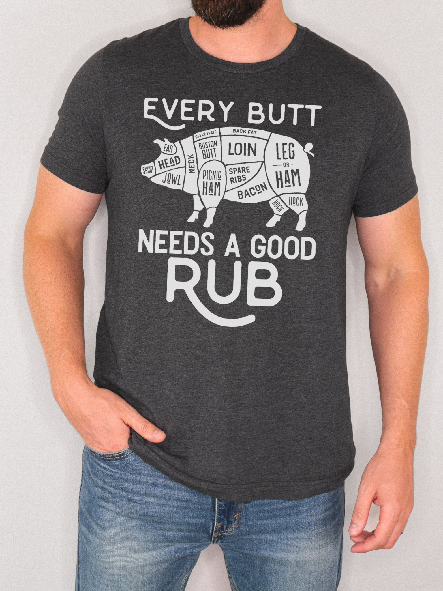 Every Butt Needs A Good Rub Unisex , , , Long Sleeve Tee