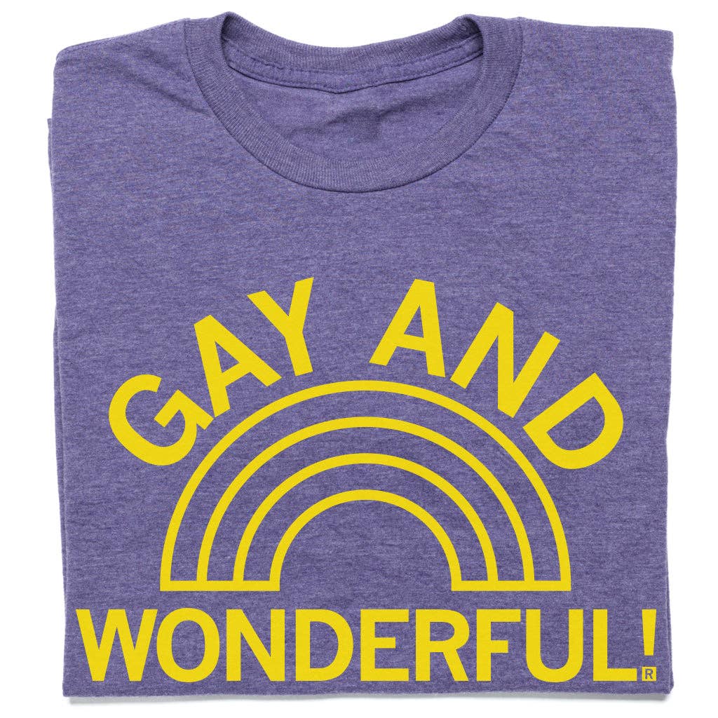Gay and Wonderful Unisex , , , Long Sleeve Tee