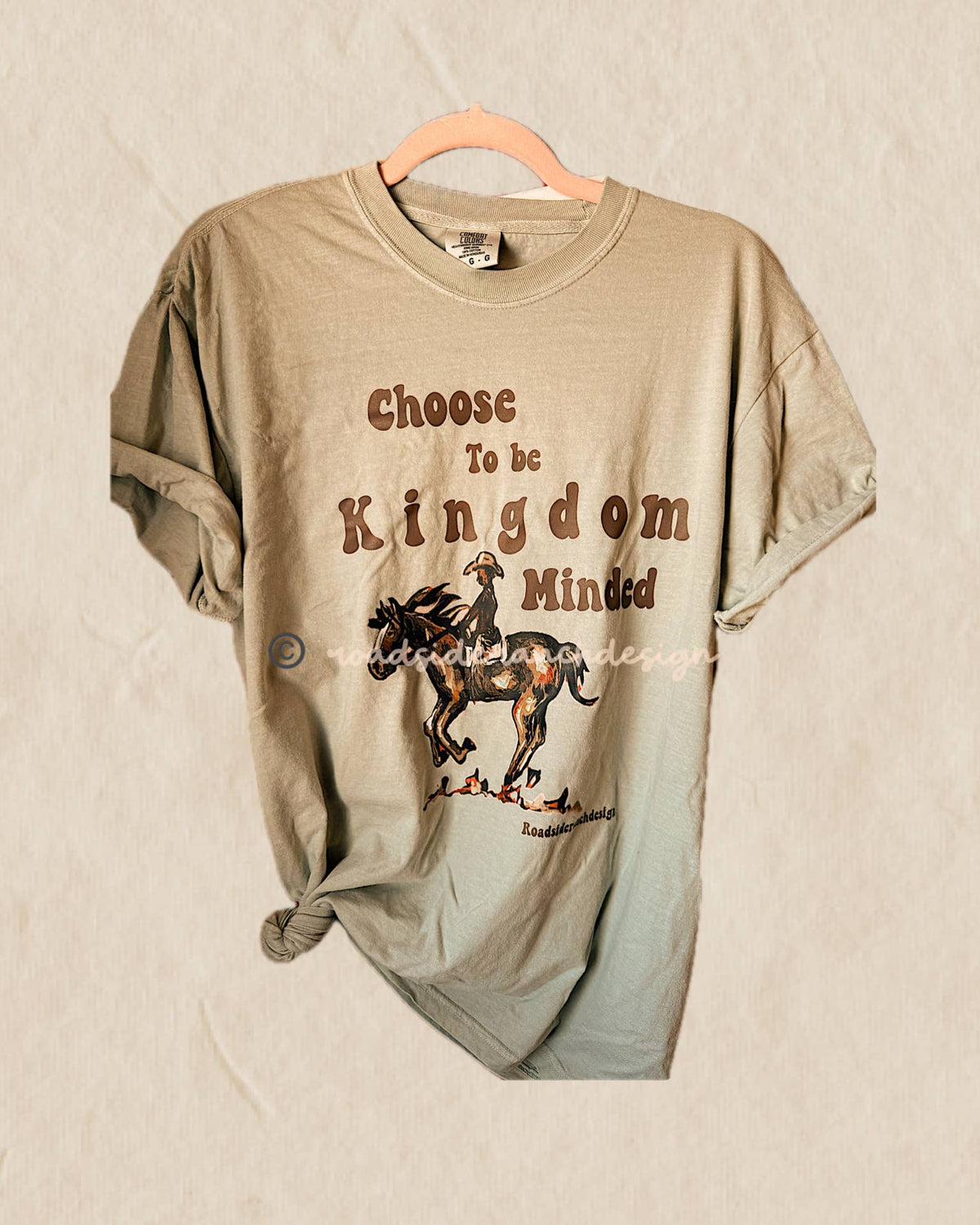 Choose To Be Kingdom Minded Graphic Comfort Colors Tee Unisex , , , Long Sleeve Tee