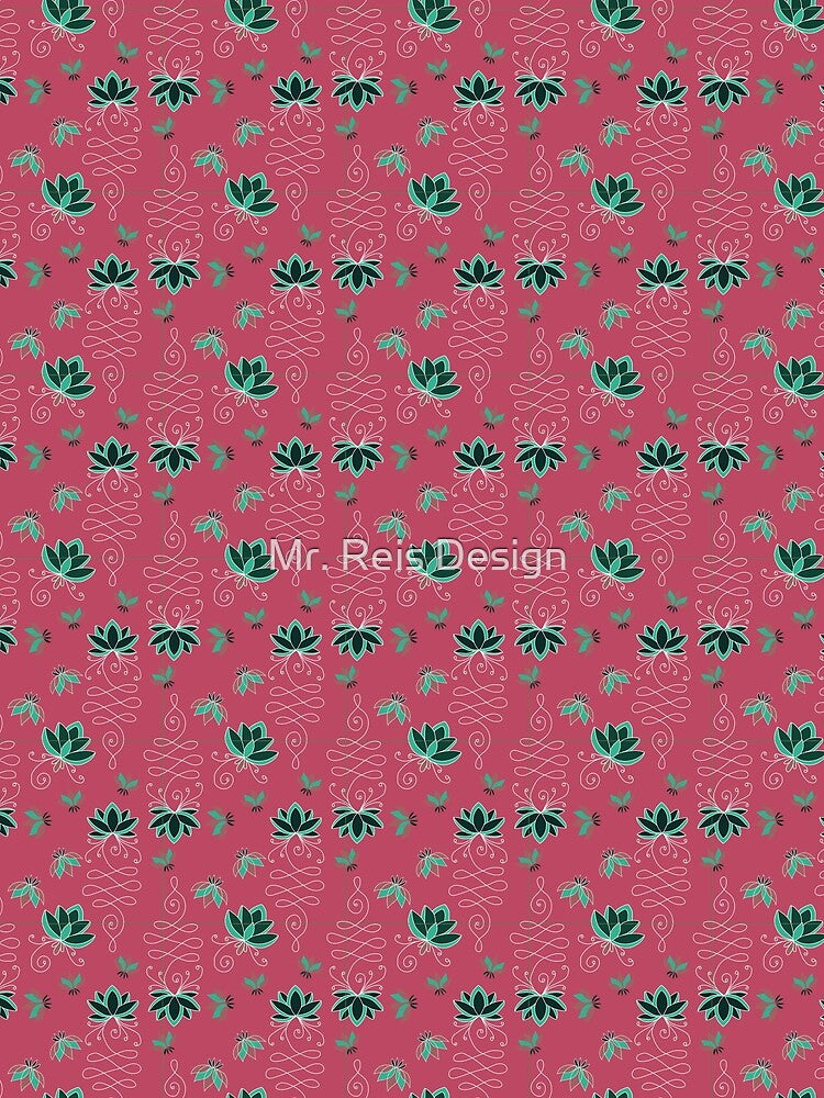 Yoga Pink Lotus by Mr. Reis Design