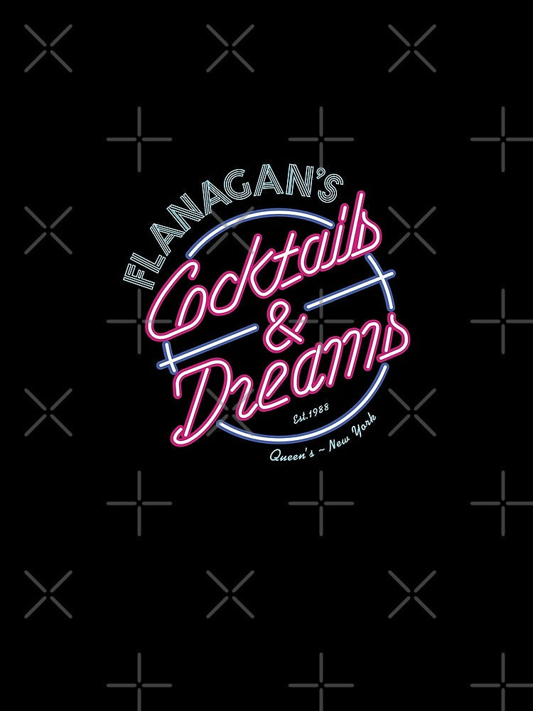 Flanagan's Cocktails & Dreams by Candywrap Studio Unisex , , , Long Sleeve Tee