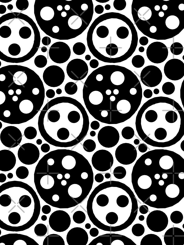 Black and white circles Pattern by scofano