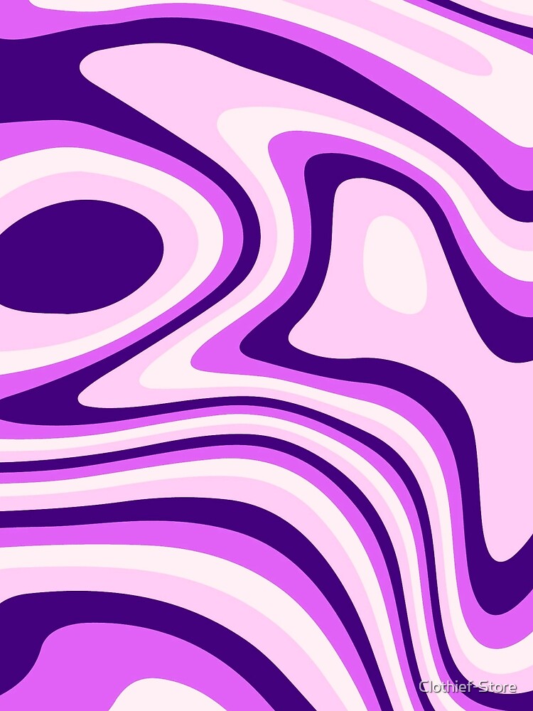 Purple Poison Waves by Clothief-Store Unisex , , , Long Sleeve Tee