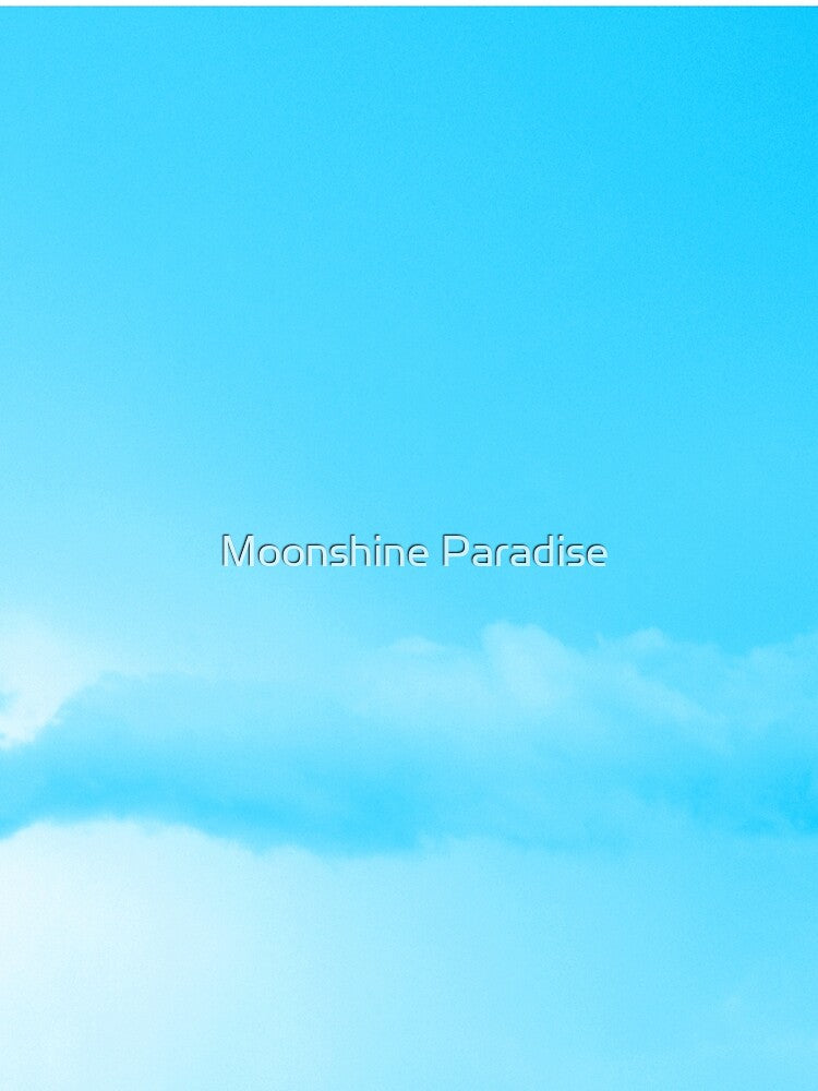 Blue Cotton Candy Clouds by Moonshine Paradise Unisex , , , Long Sleeve Tee