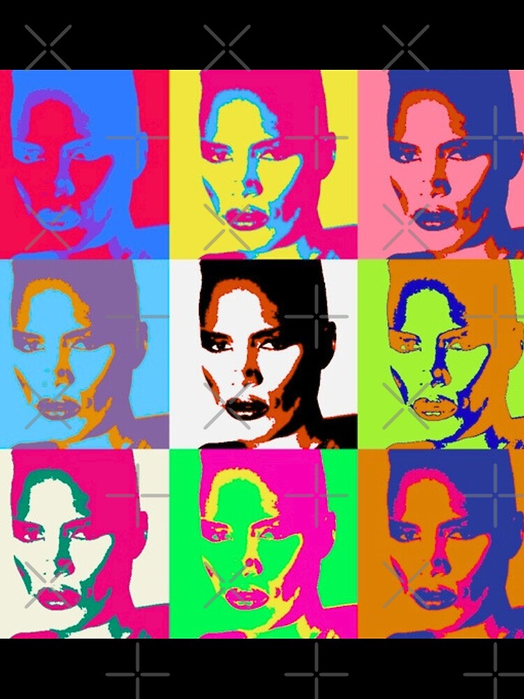 Muse and Masterpiece: Grace Jones Pop Art | Unapologetically Unique! by GemWerqs Unisex , , , Long Sleeve Tee