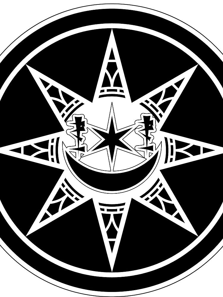 Inanna Symbol (Black) by MjolnirPants Unisex , , , Long Sleeve Tee