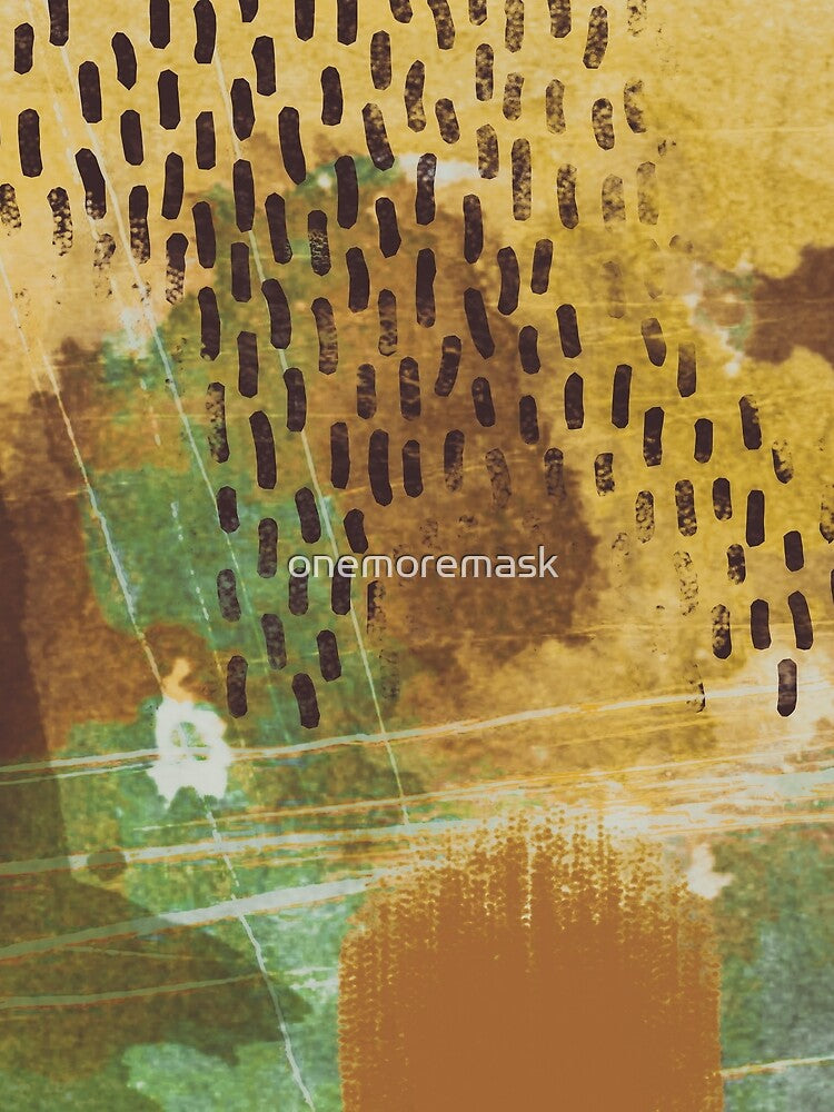 Abstract pattern earthy tones by onemoremask
